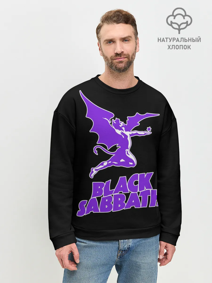 Мужской свитшот базовый / Black Sabbath