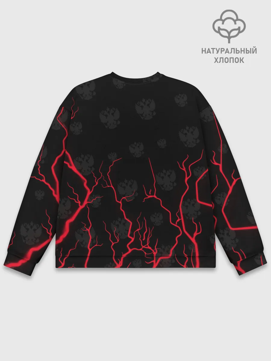 Мужской свитшот базовый / РОССИЯ / RUSSIA