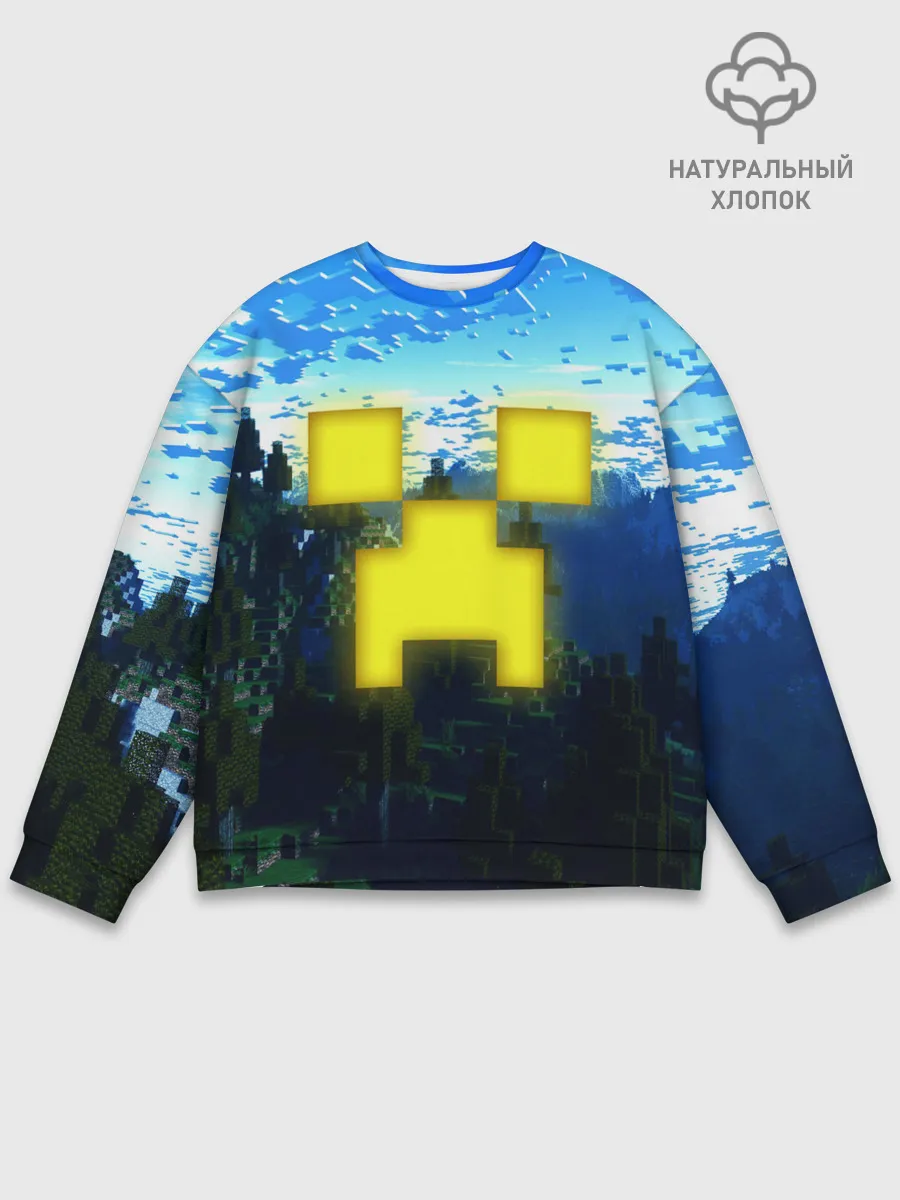 Мужской свитшот базовый / Minecraft / Майнкрафт
