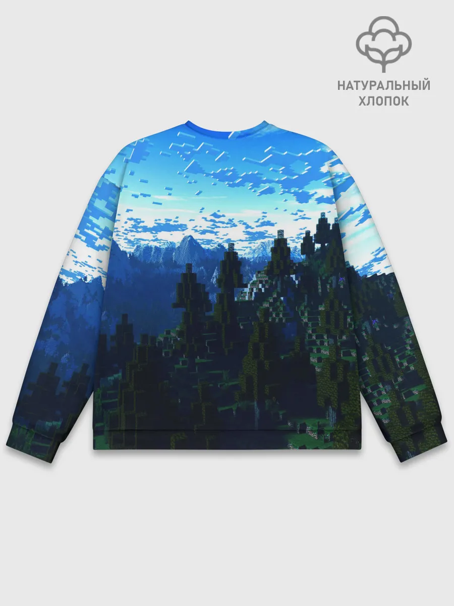 Мужской свитшот базовый / Minecraft / Майнкрафт