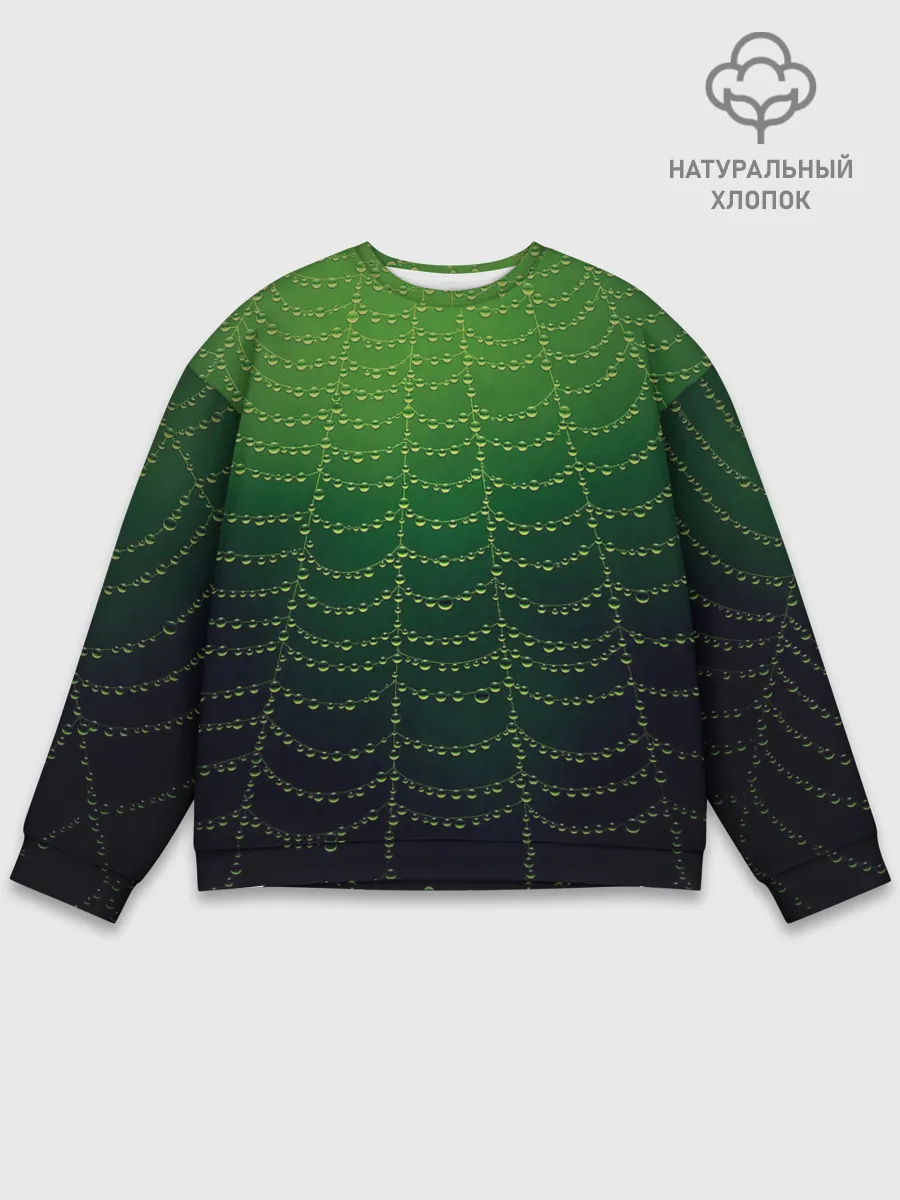 Мужской свитшот базовый / Паутина в лесу