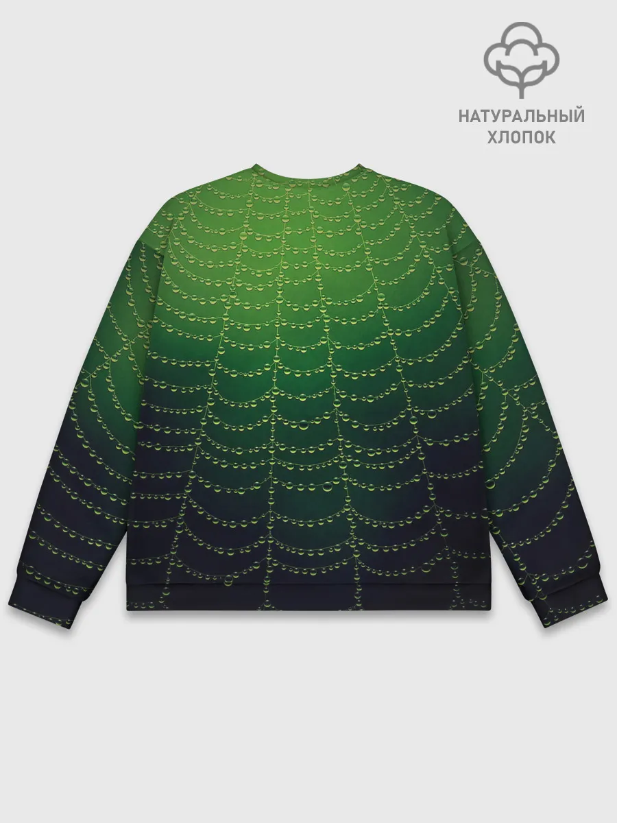 Мужской свитшот базовый / Паутина в лесу