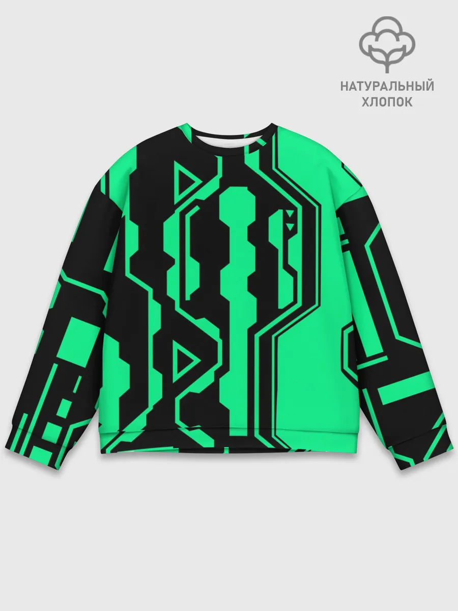 Мужской свитшот базовый / КИБЕРПАНК