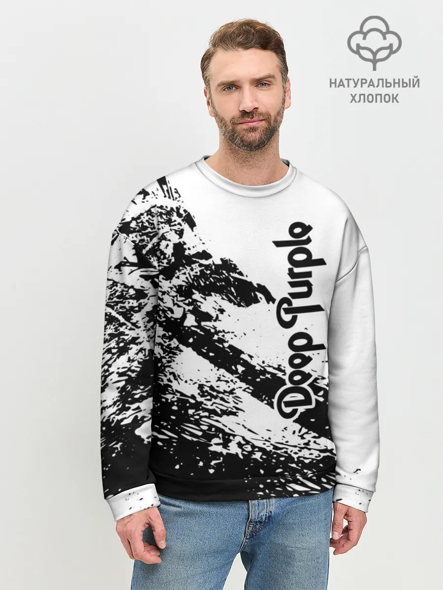 Мужской свитшот базовый / Deep Purple