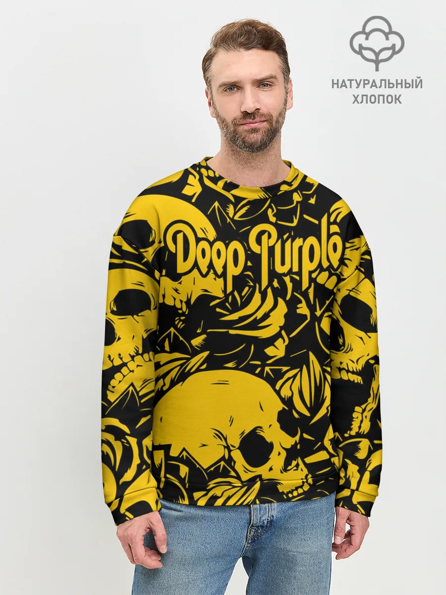 Мужской свитшот базовый / Deep Purple