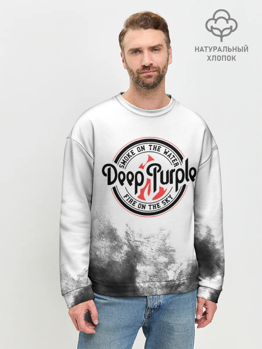 Мужской свитшот базовый / Deep Purple