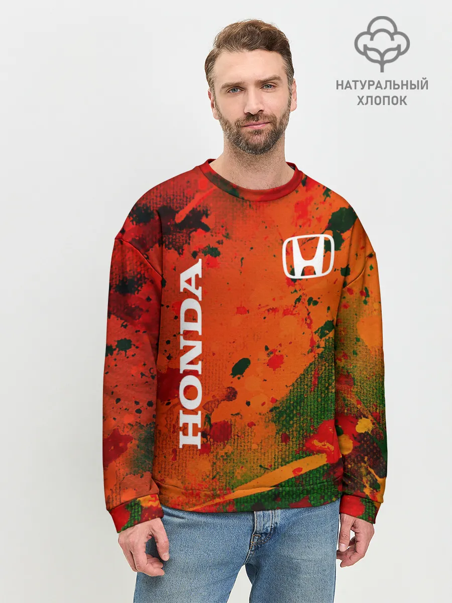 Мужской свитшот базовый / HONDA / ХОНДА