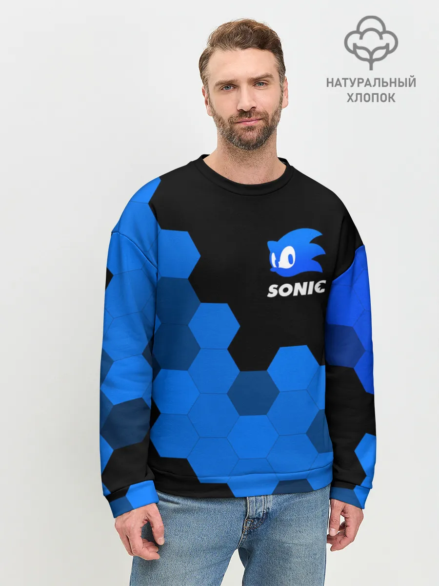 Мужской свитшот базовый / СОНИК / SONIC