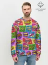Мужской свитшот базовый / Pop art