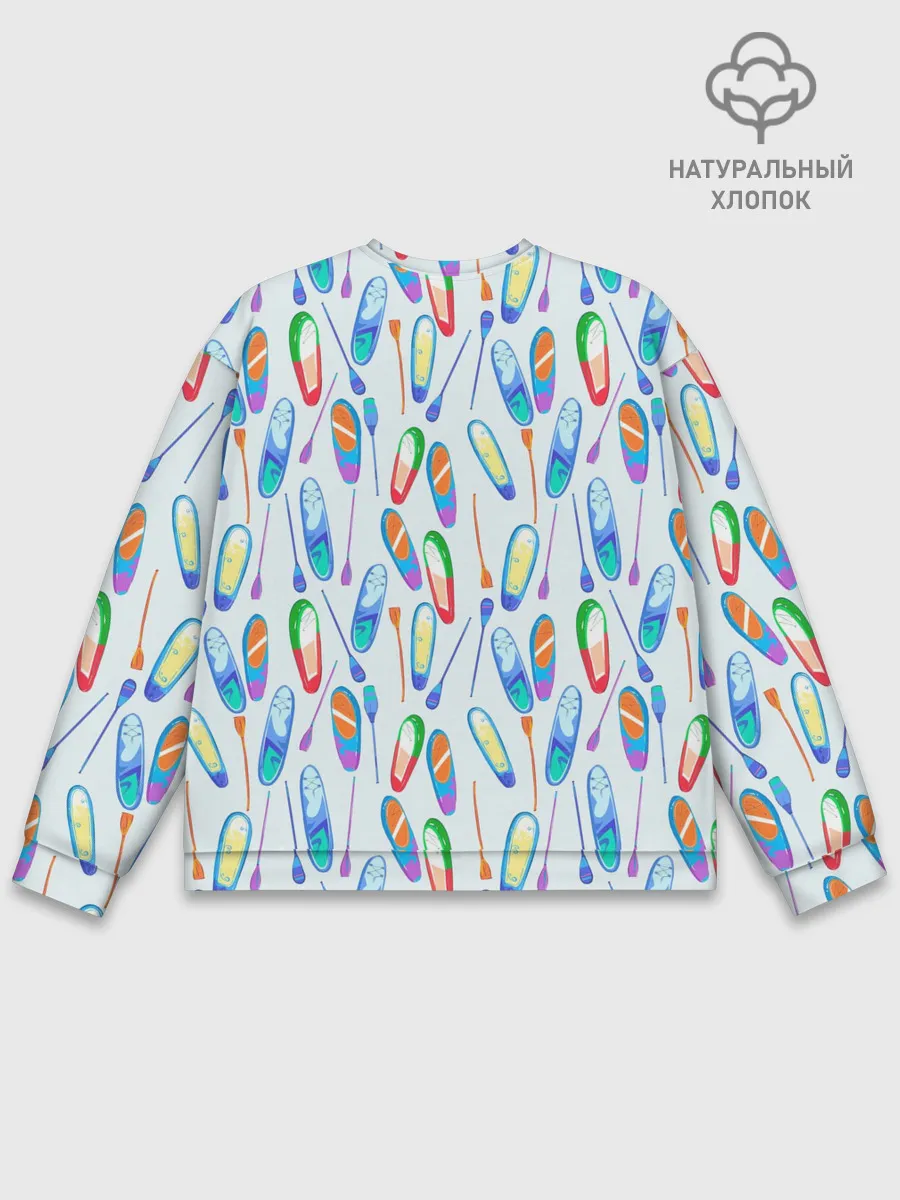 Мужской свитшот базовый / доски для серфинга