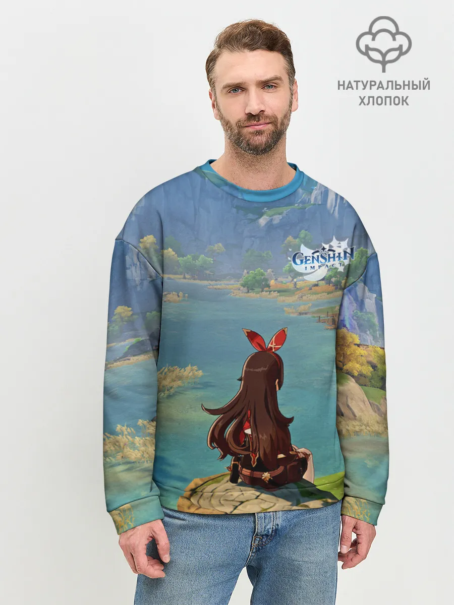 Мужской свитшот базовый / Genshin Impact