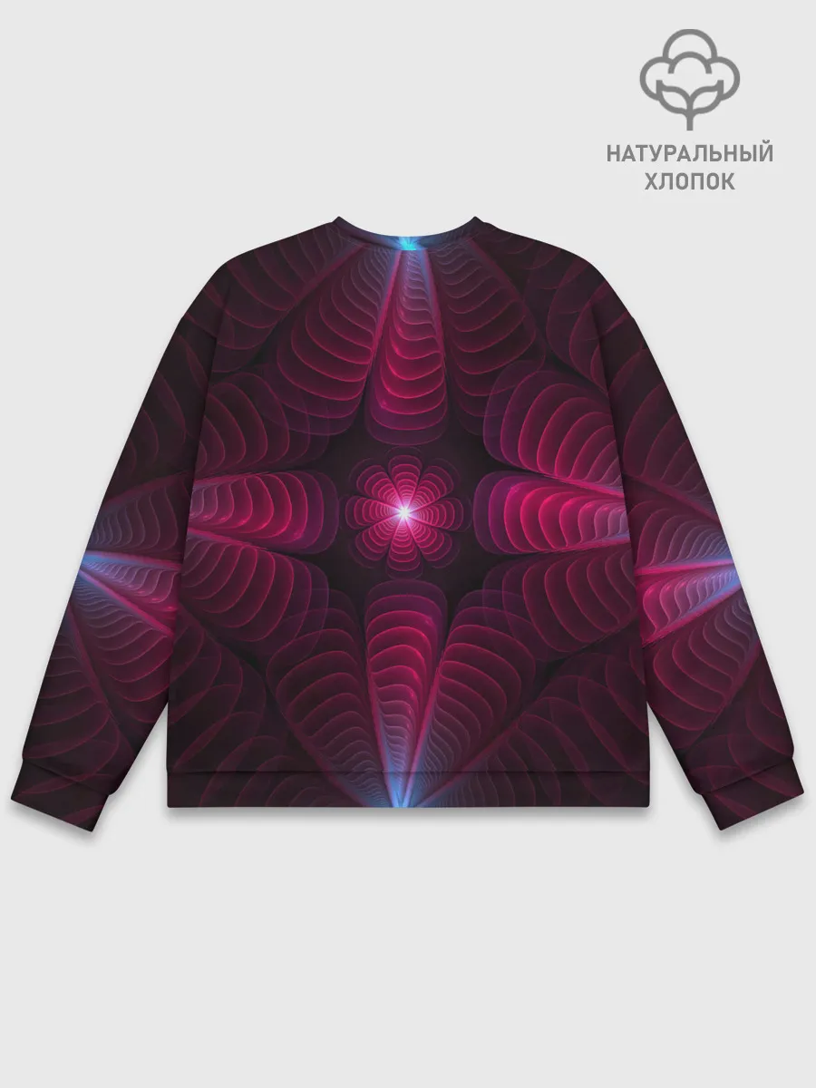 Мужской свитшот базовый / Инопланетные цветы