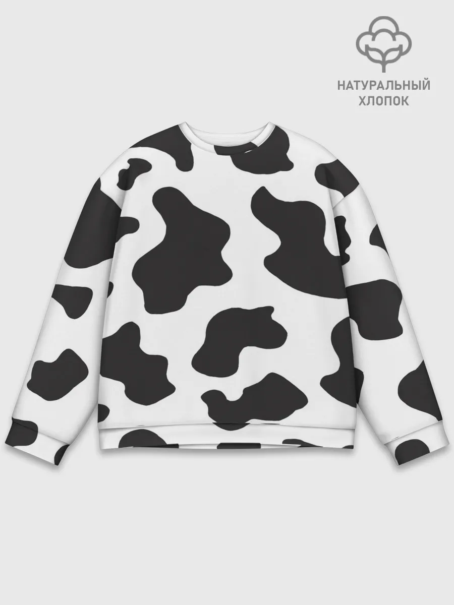 Мужской свитшот базовый / COW PRINT
