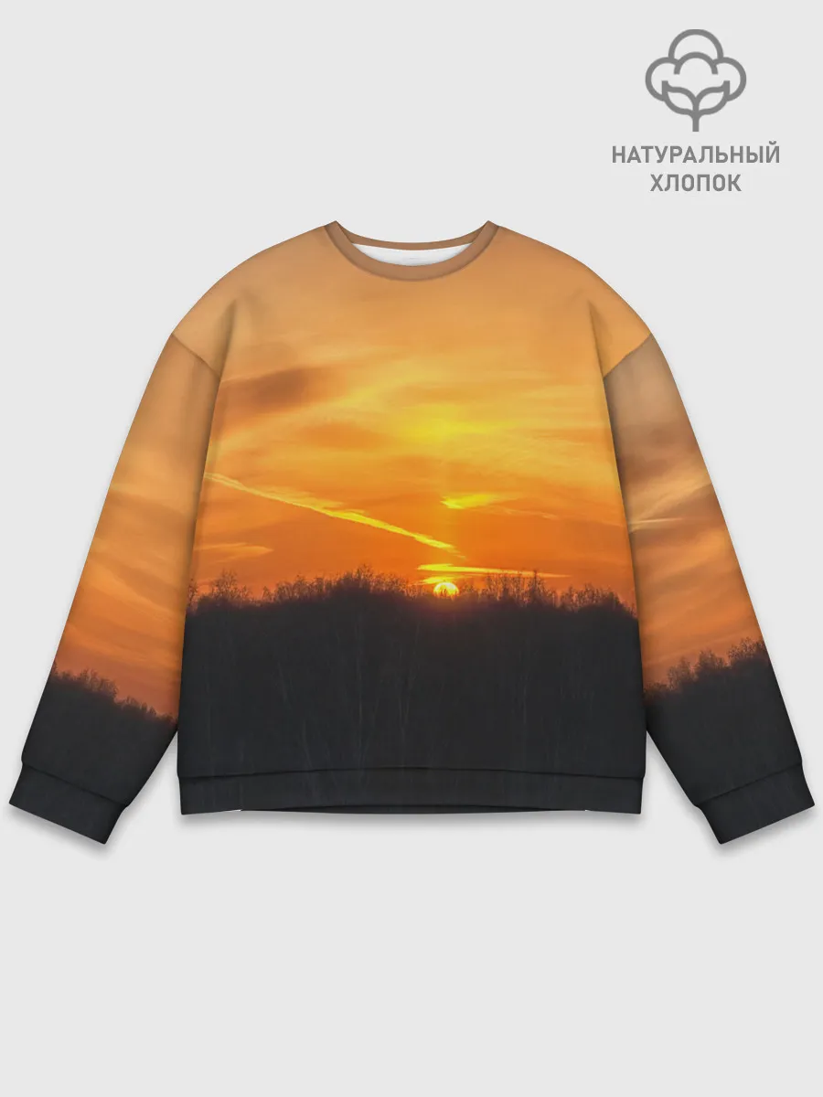 Мужской свитшот базовый / Закат