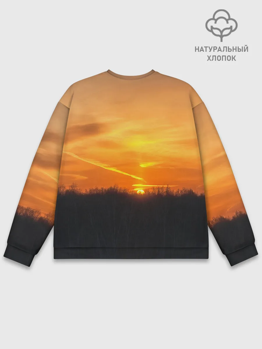 Мужской свитшот базовый / Закат
