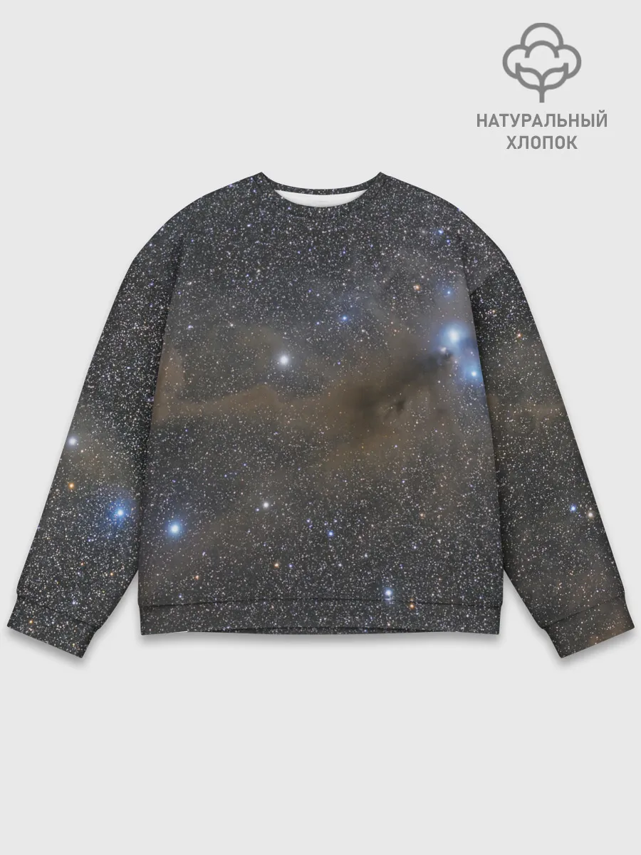 Мужской свитшот базовый / Звездный космос