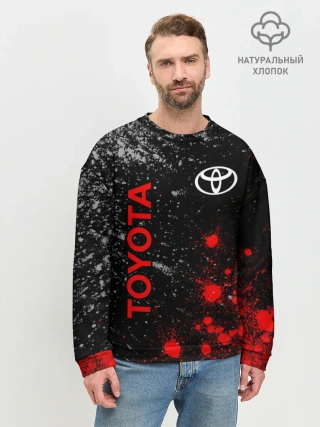 Мужской свитшот базовый / TOYOTA / ТОЙОТА