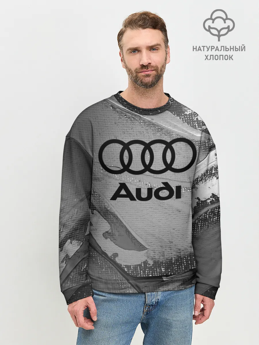 Мужской свитшот базовый / AUDI / АУДИ