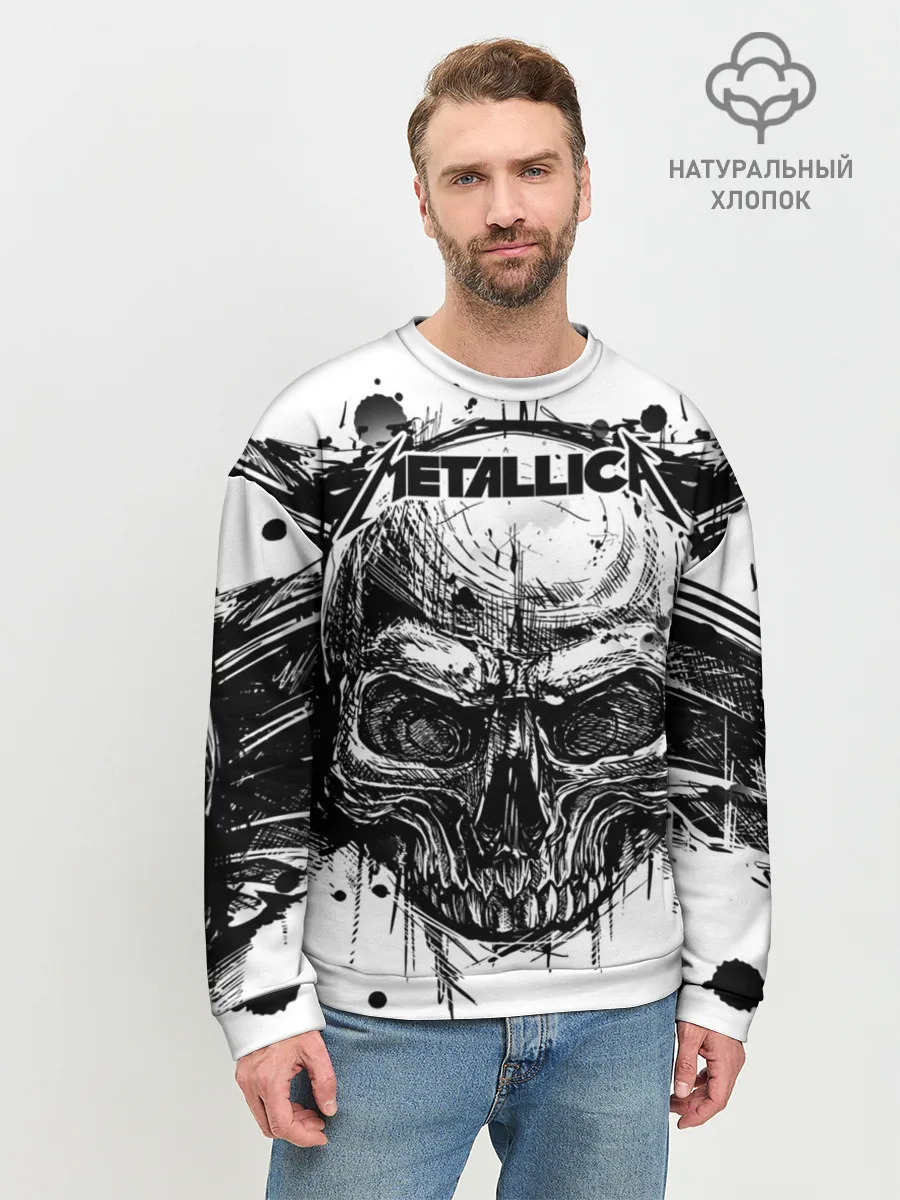 Мужской свитшот базовый / Metallica