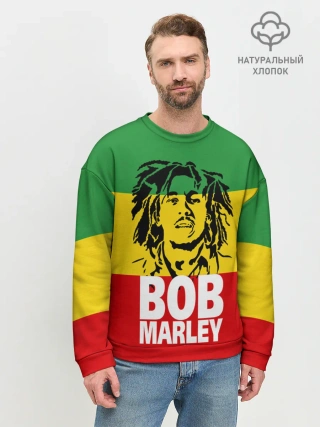 Мужской свитшот базовый / Bob Marley