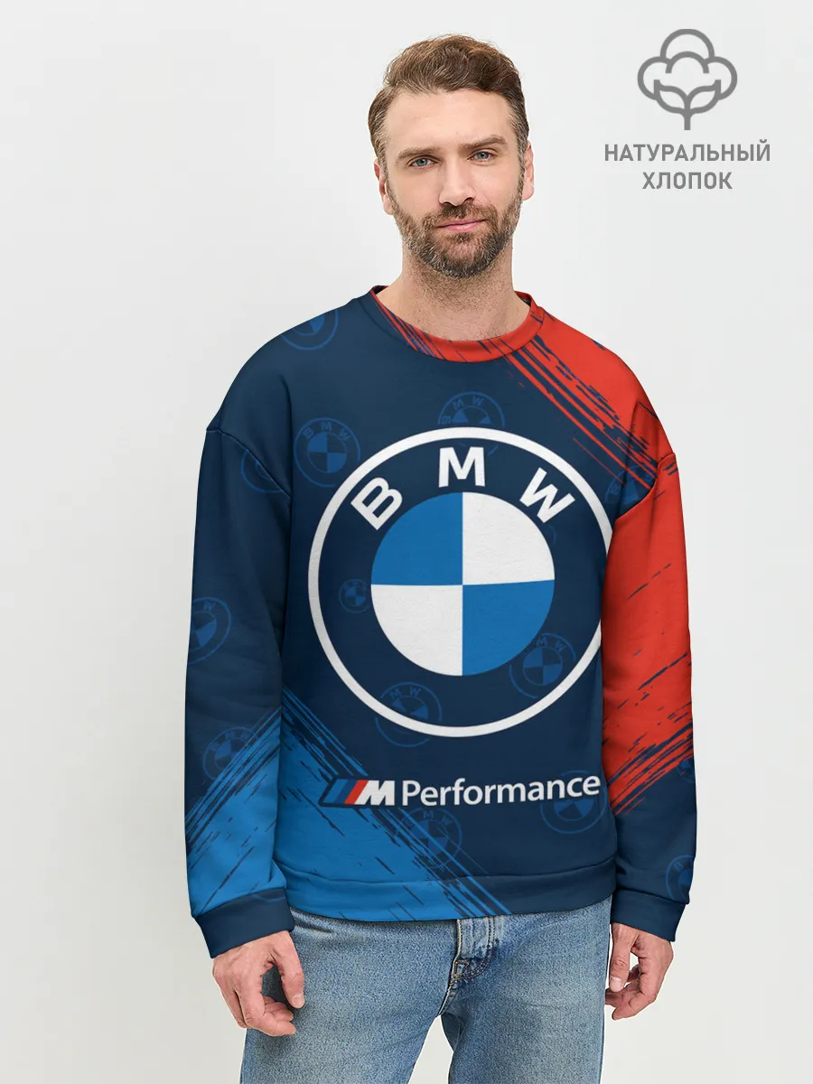 Мужской свитшот базовый / BMW / БМВ