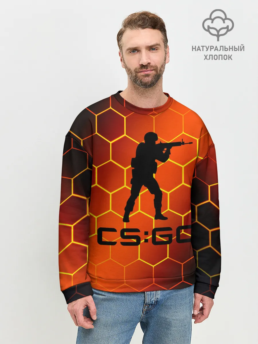 Мужской свитшот базовый / CS GO | КС ГО