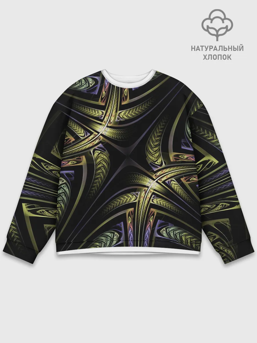 Мужской свитшот базовый / Абстракция
