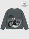 Мужской свитшот базовый / Мотоцикл