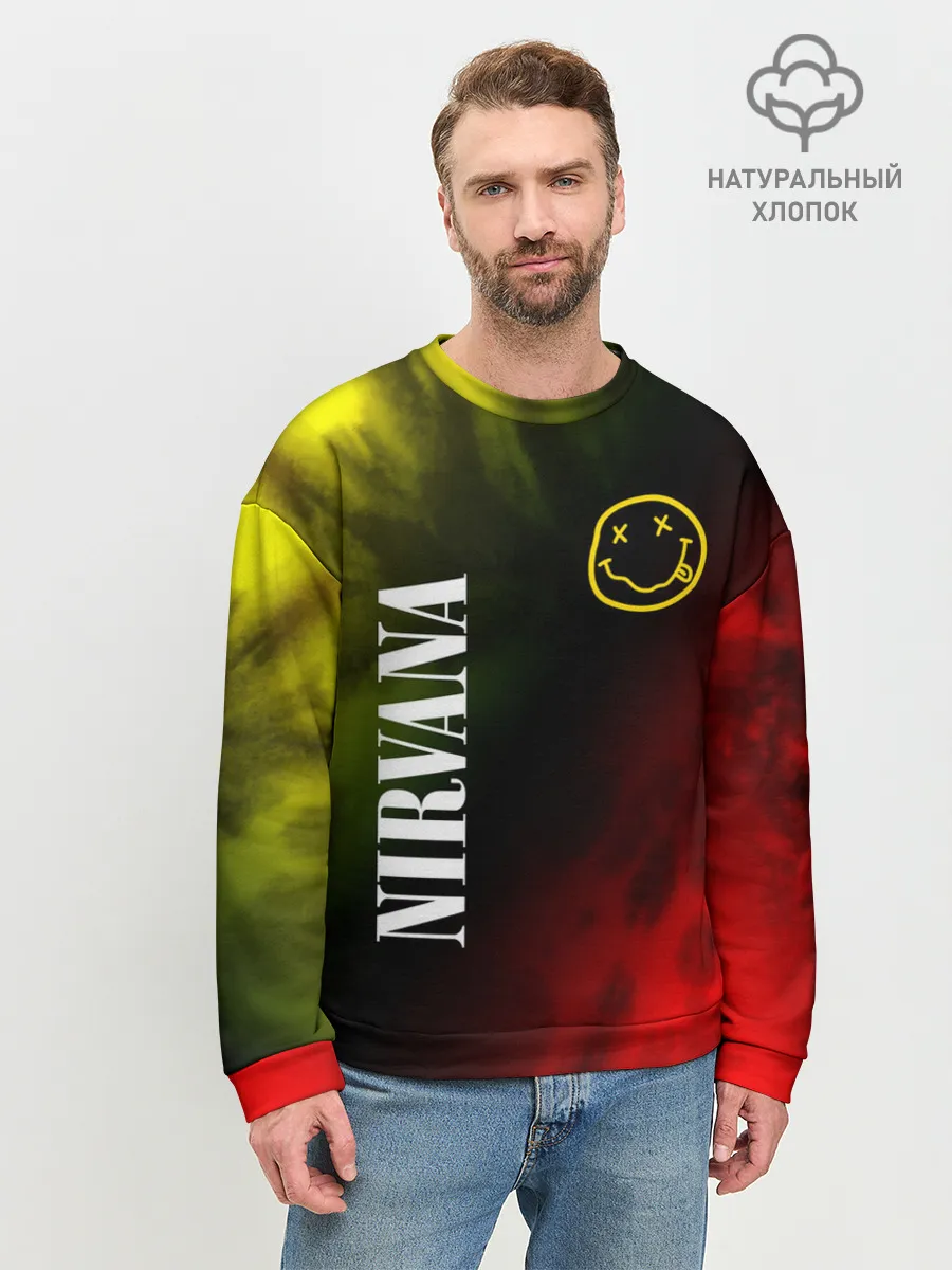 Мужской свитшот базовый / NIRVANA / НИРВАНА