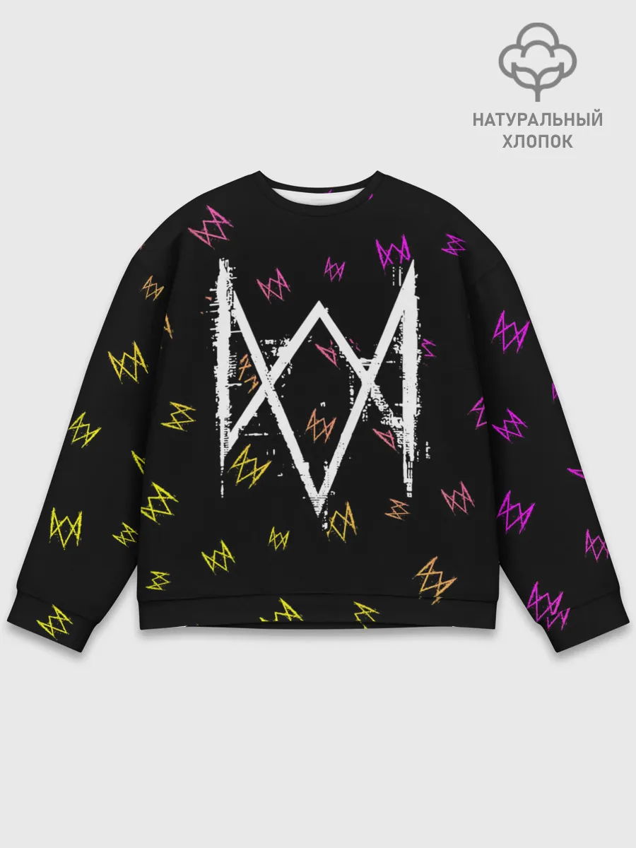 Мужской свитшот базовый / WATCH DOGS LEGION / ВОТЧ ДОГС