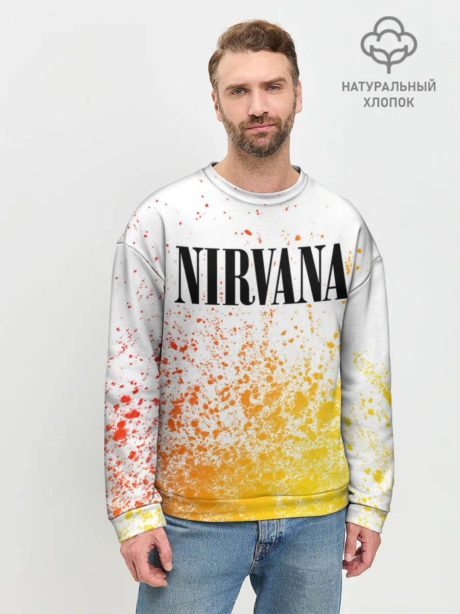 Мужской свитшот базовый / NIRVANA / НИРВАНА