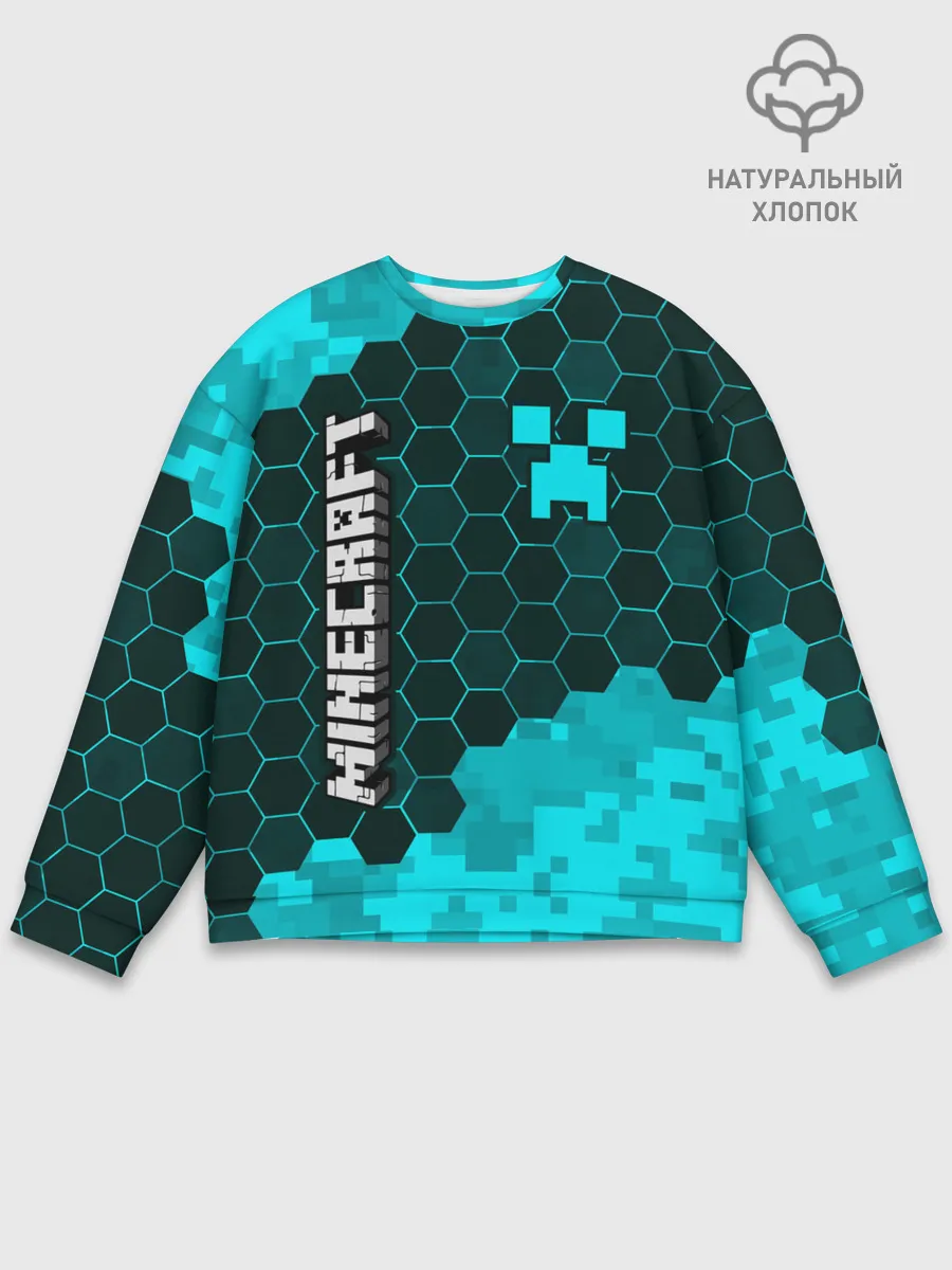 Мужской свитшот базовый / MINECRAFT / МАЙНКРАФТ
