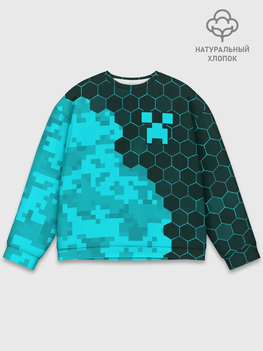 Мужской свитшот базовый / MINECRAFT / МАЙНКРАФТ