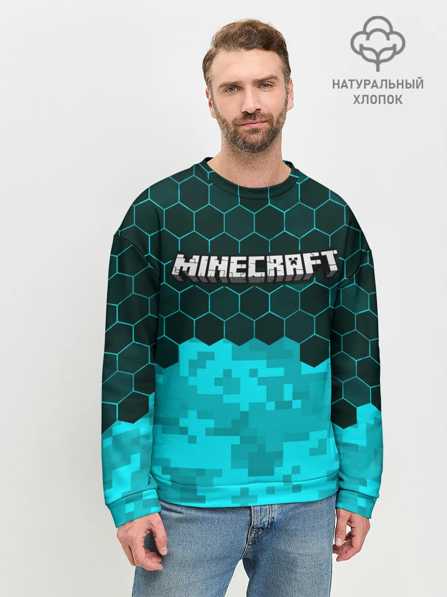 Мужской свитшот базовый / MINECRAFT / МАЙНКРАФТ