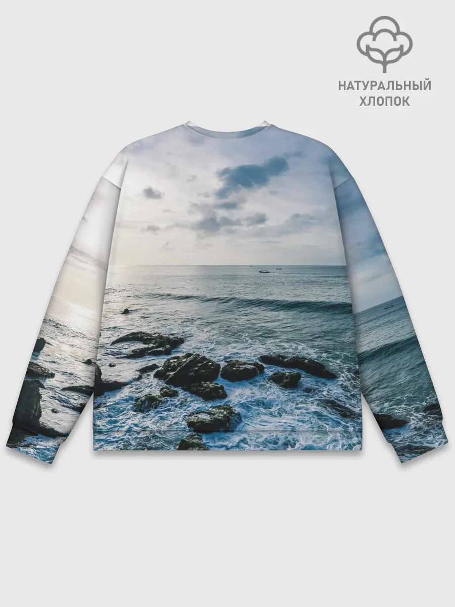 Мужской свитшот базовый / Море
