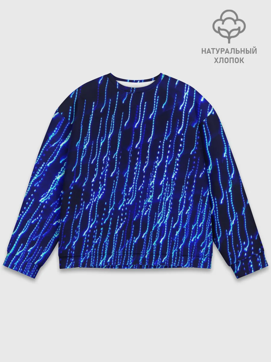 Мужской свитшот базовый / Neon rain