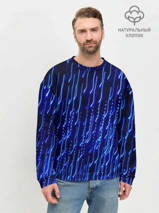 Мужской свитшот базовый / Neon rain