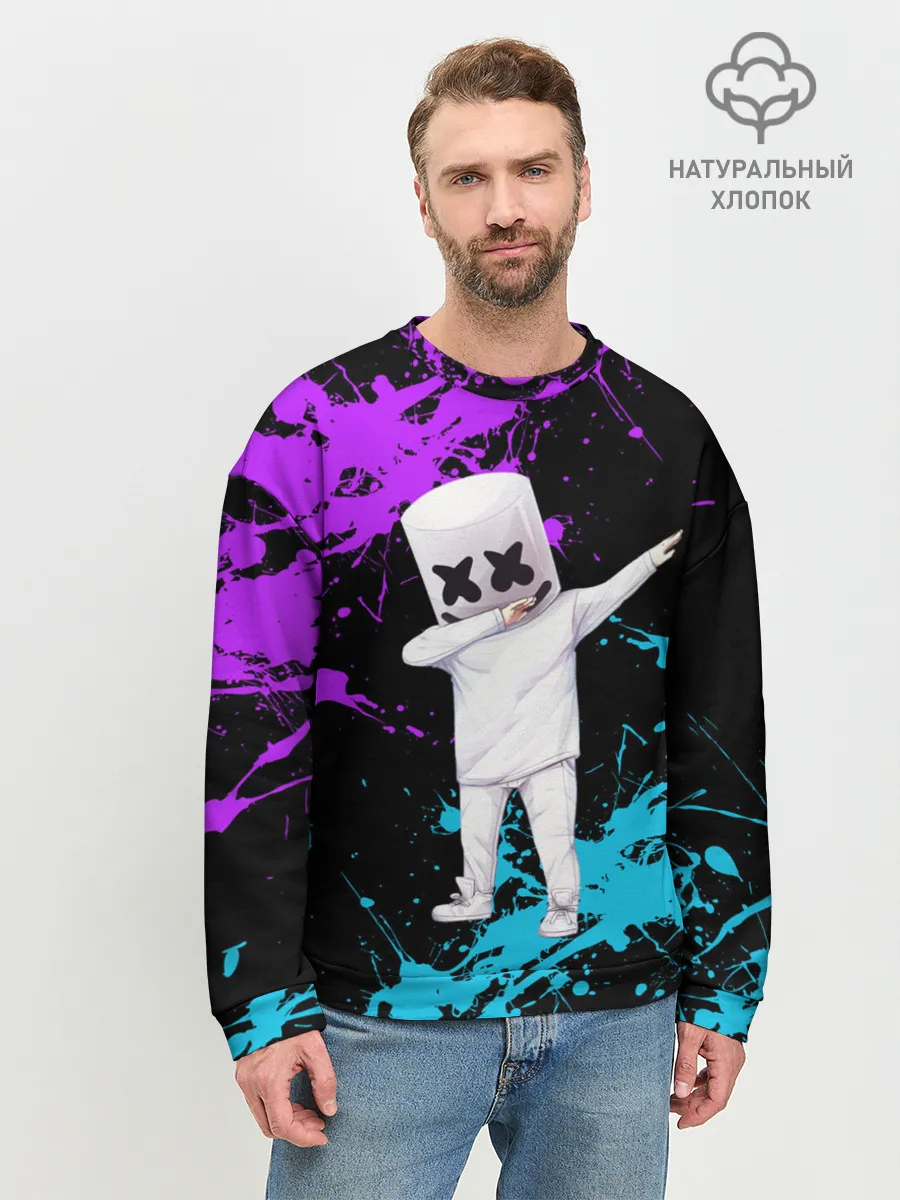 Мужской свитшот базовый / MARSHMELLO