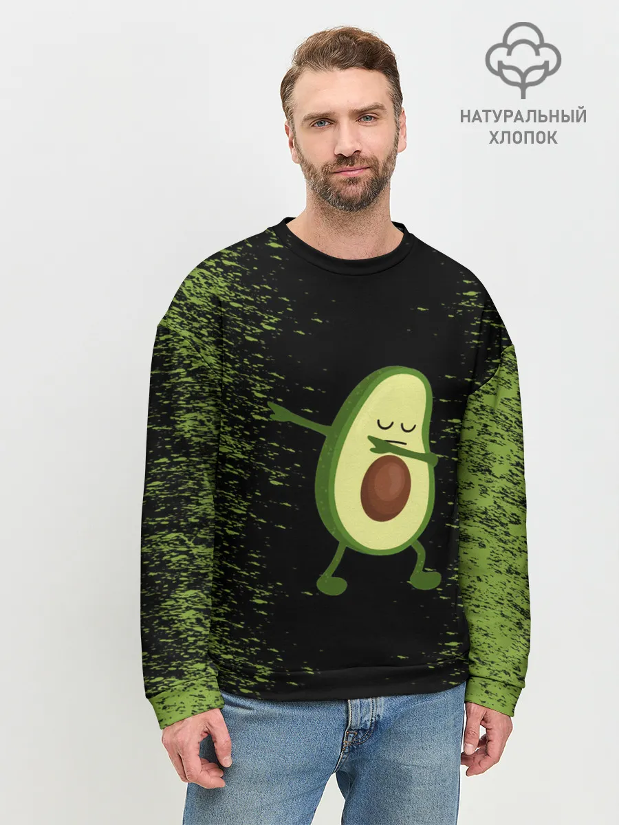 Мужской свитшот базовый / Авокадо