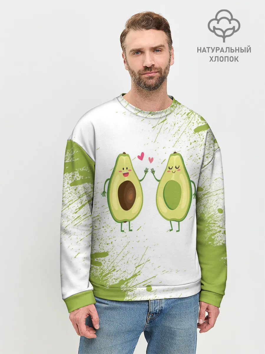 Мужской свитшот базовый / Авокадо