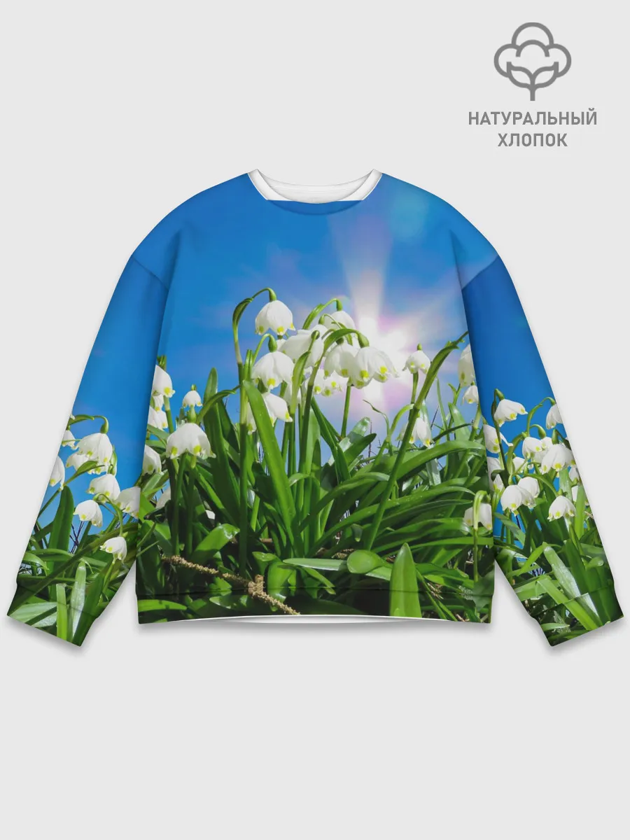 Мужской свитшот базовый / Подснежники