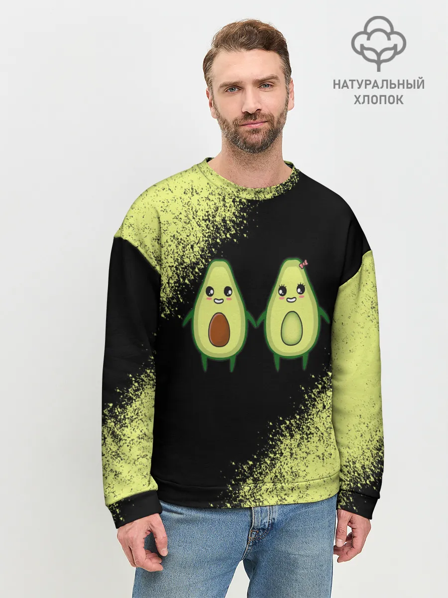Мужской свитшот базовый / Авокадо