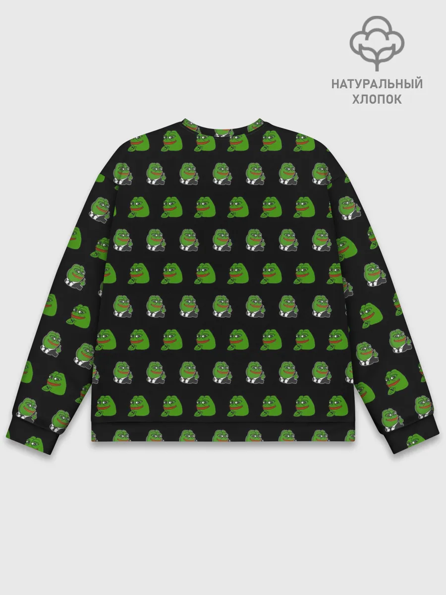Мужской свитшот базовый / Frog Pepe