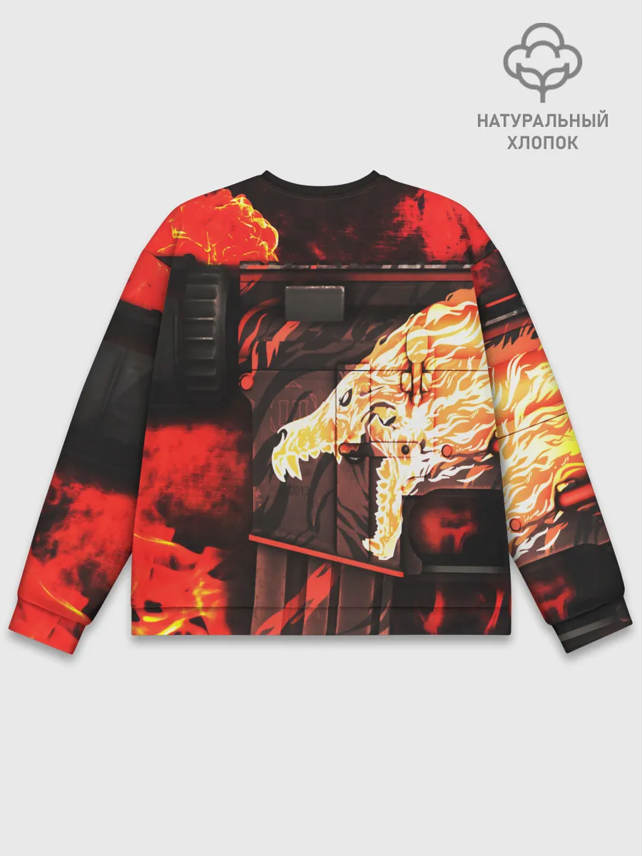 Мужской свитшот базовый / CS GO HOWL / ВОЙ