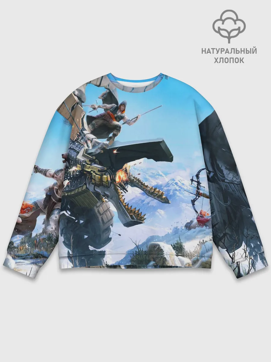 Мужской свитшот базовый / Horizon Zero Dawn