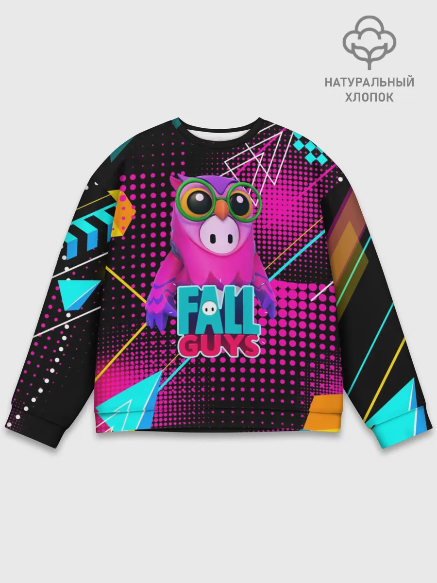 Мужской свитшот базовый / Fall Guys | Saw