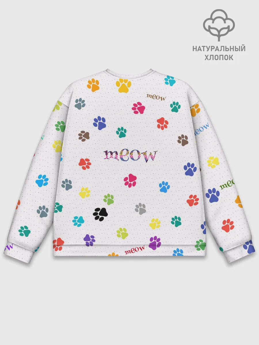 Мужской свитшот базовый / Meow