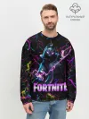 Мужской свитшот базовый / Fortnite | Молнии