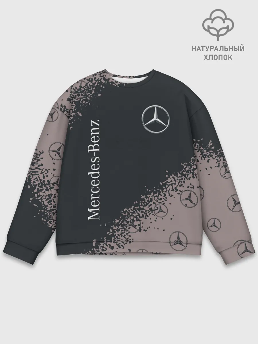 Мужской свитшот базовый / MERCEDES / МЕРСЕДЕС
