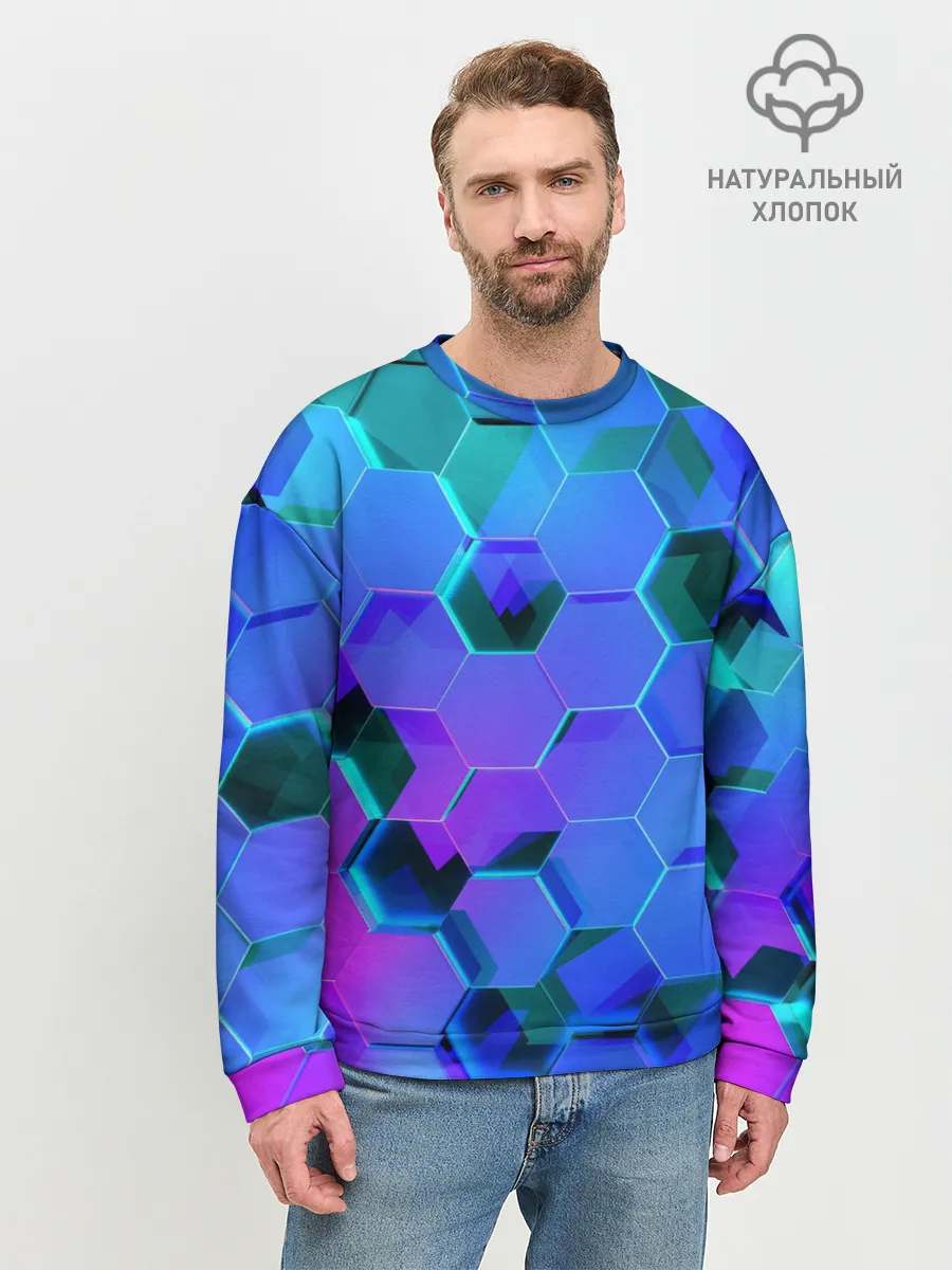 Мужской свитшот базовый / Geometry